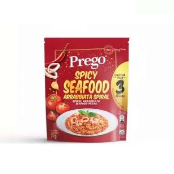 PREGO SPICY SEAFOOD ARRABBIATA SPIRAL 70G