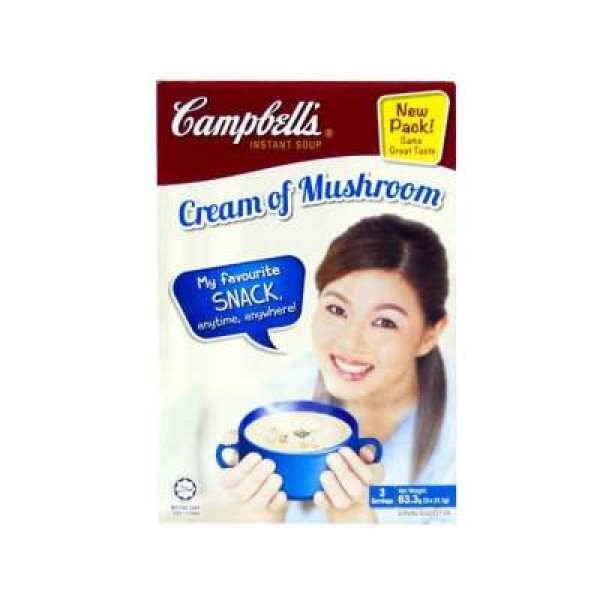 CAMPBELL'S INST SOUP CREAM OF MUSHROOM 21.1GX3