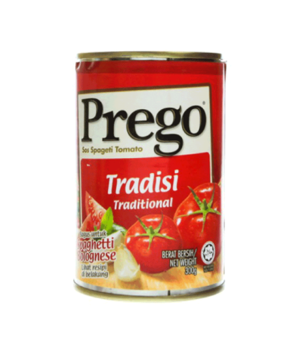 PREGO PASTA SAUCE TRADITIONAL 300G