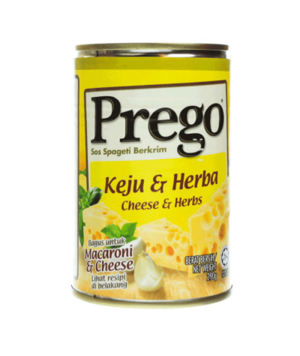 PREGO PASTA SAUCE CHEESE&HERBS 290G