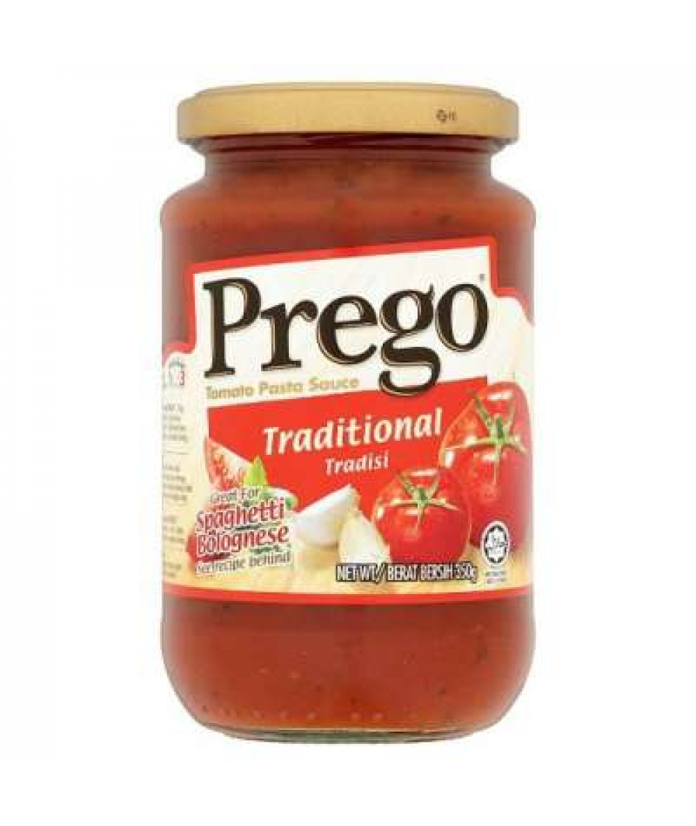 PREGO PASTA SAUCE TRADITIONAL 350G