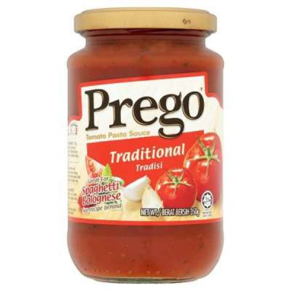 PREGO PASTA SAUCE TRADITIONAL 350G