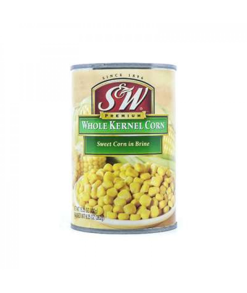 S&W WHOLE KERNEL CORN 432G 