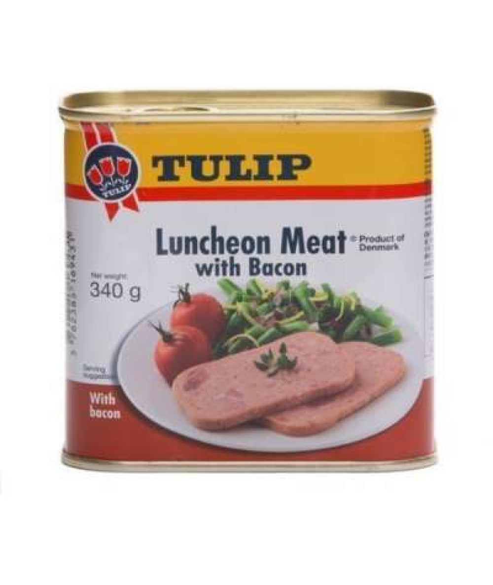 TULIP PORK LUNCHEON MEAT WITH BACON 340G