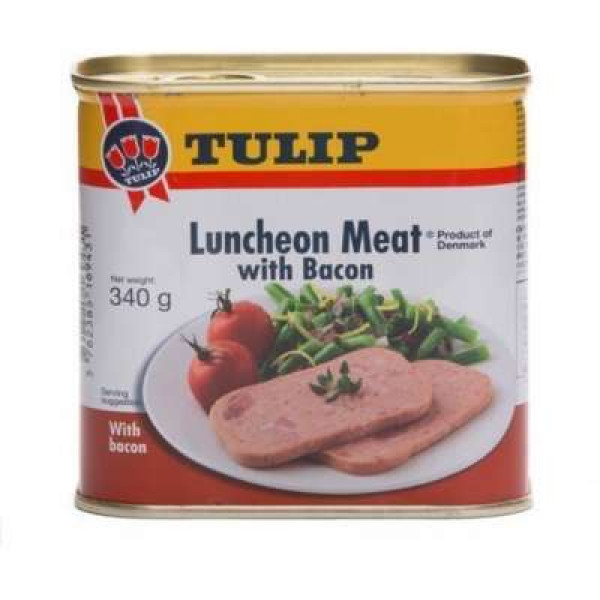 TULIP PORK LUNCHEON MEAT WITH BACON 340G