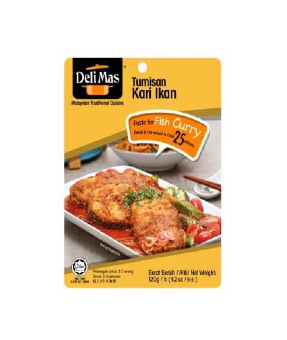 DELIMAS TUMISAN KARI IKAN 120GM