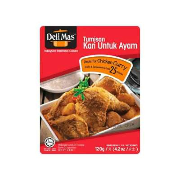 DELIMAS TUMISAN KARI AYAM 120GM