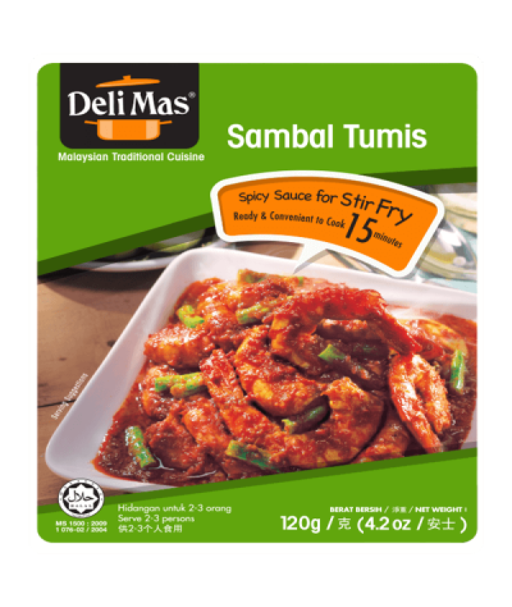 DELIMAS SAMBAL TUMIS 120GM