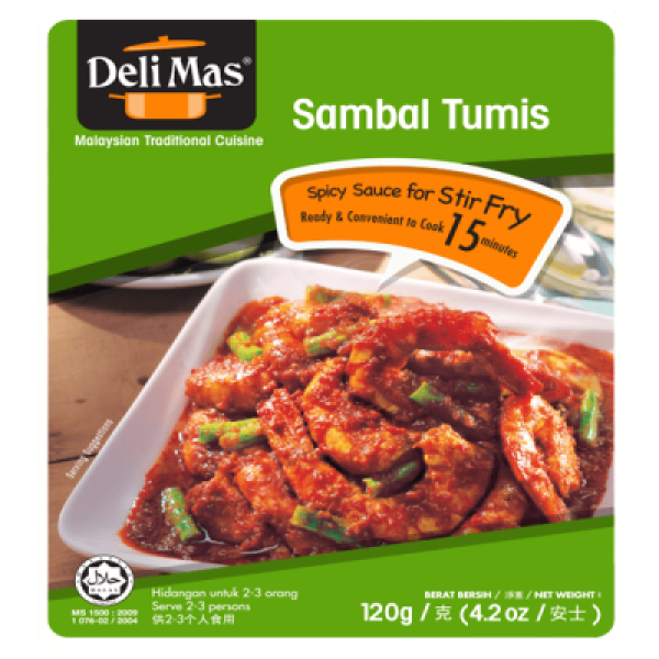 DELIMAS SAMBAL TUMIS 120GM