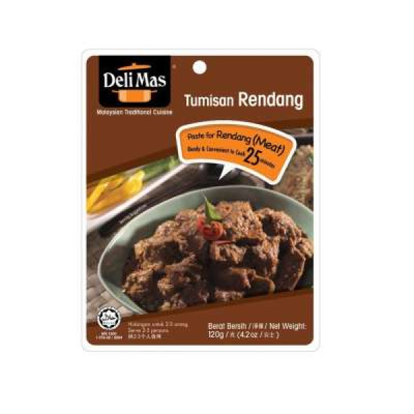 DELIMAS TUMISAN RENDANG 120GM