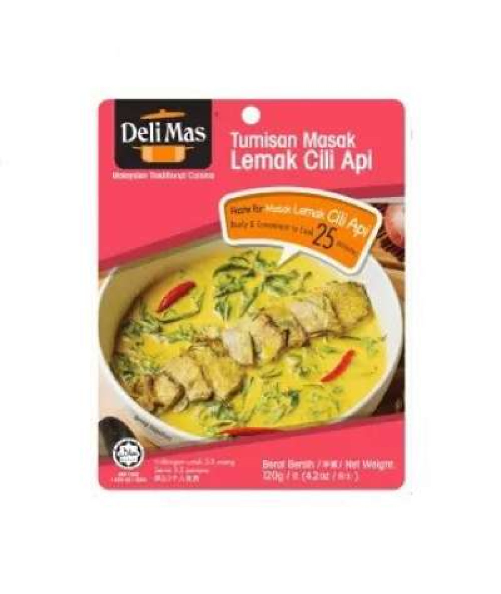 DELIMAS TUMISAN MASAK LEMAK CILI API 120GM