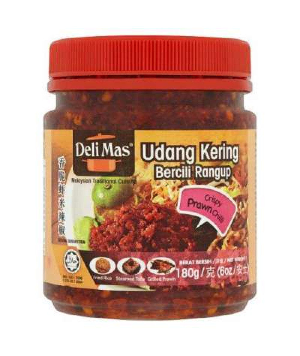 DELIMAS SAMBAL RANGUP UDANG KERING 180GM