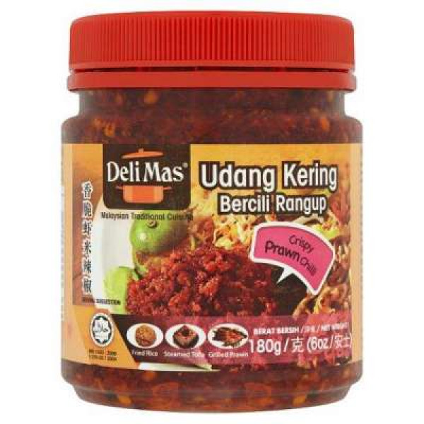 DELIMAS SAMBAL RANGUP UDANG KERING 180GM