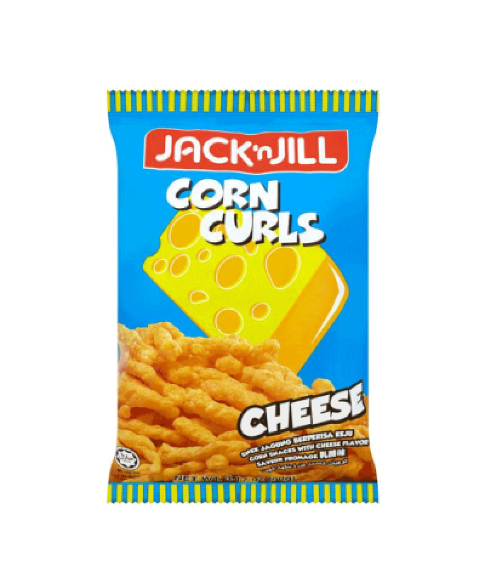 JACK'N JILL CORN CURLS CHEESE 90G