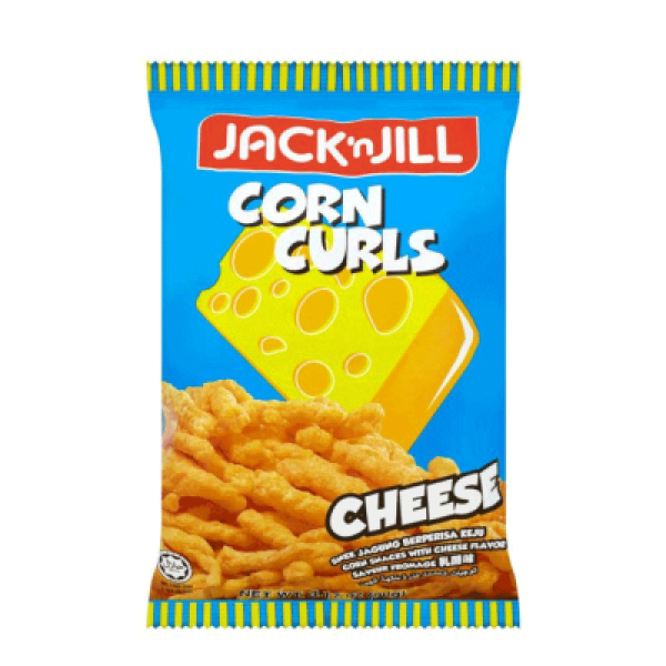 JACK'N JILL CORN CURLS CHEESE 90G