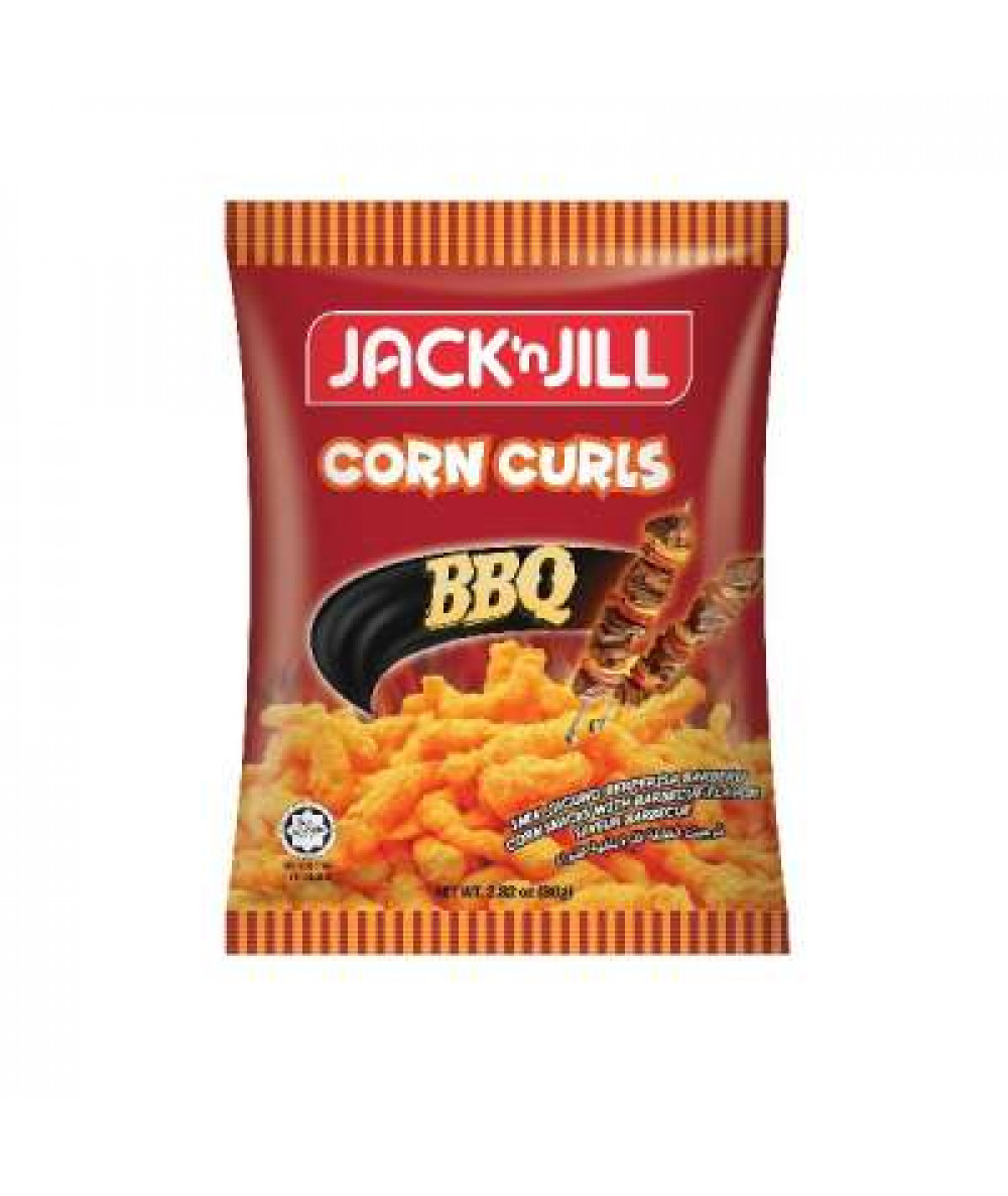 JACK'N JILL CORN CURLS BBQ 90G