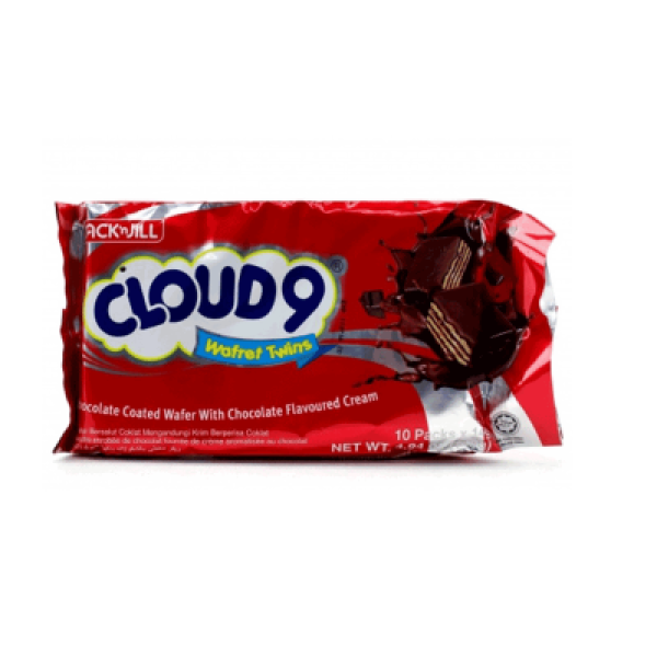 CLOUD 9 WAFRET TWINS CHOCOLATE 14GX10