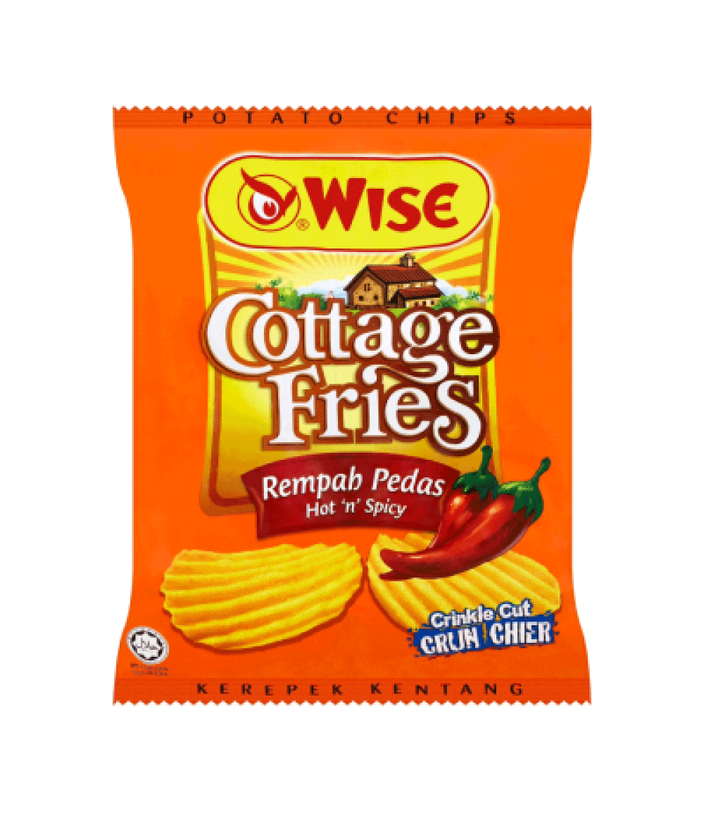 WISE COTTAGE FRIES HOT&SPICY 65G