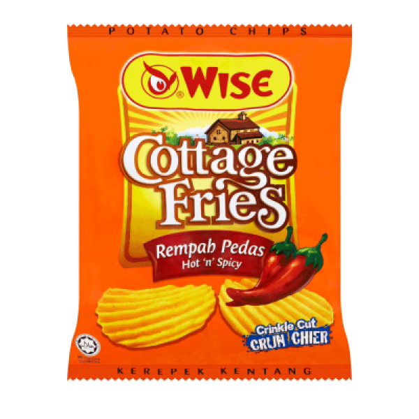 WISE COTTAGE FRIES HOT&SPICY 65G