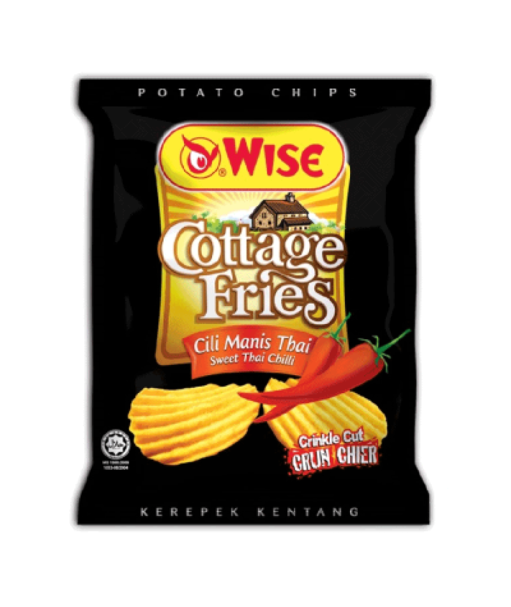 WISE COTTAGE FRIES SWEET THAI CHILLI 65G