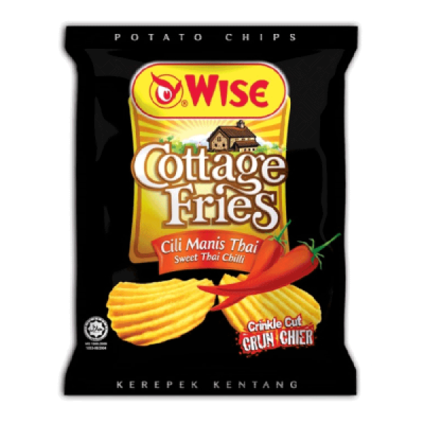 WISE COTTAGE FRIES SWEET THAI CHILLI 65G