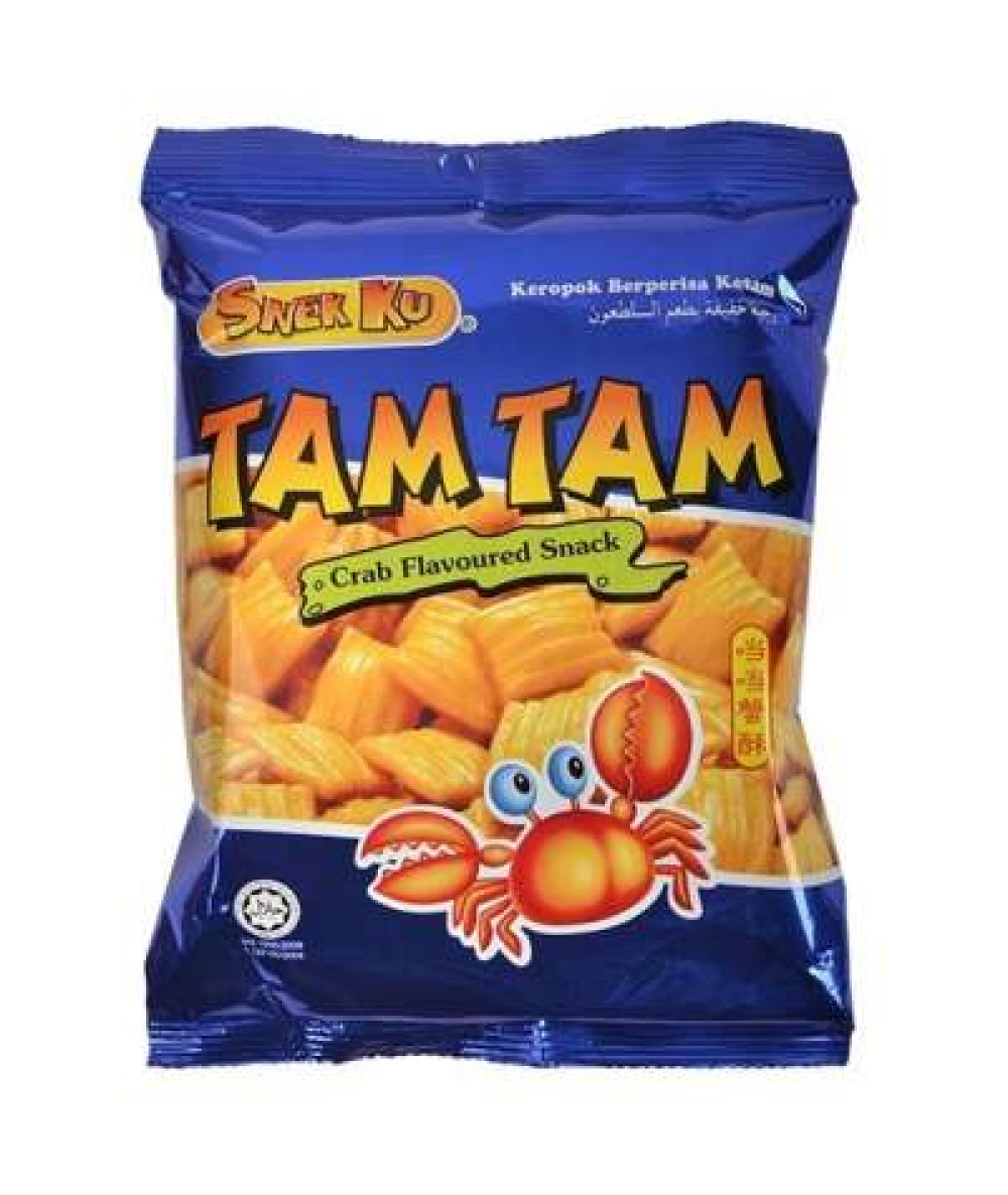 SNEKKU TAM TAM CRAB FLAVOUR SNACK 70G