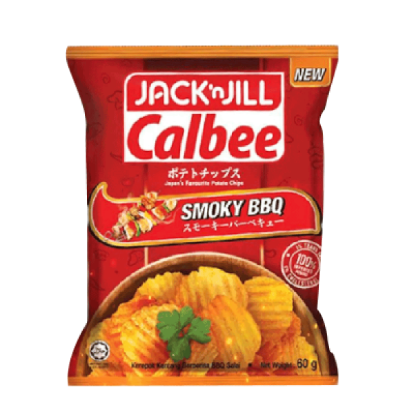 JACK'N JILL CALBEE SMOKEY BBQ 170G