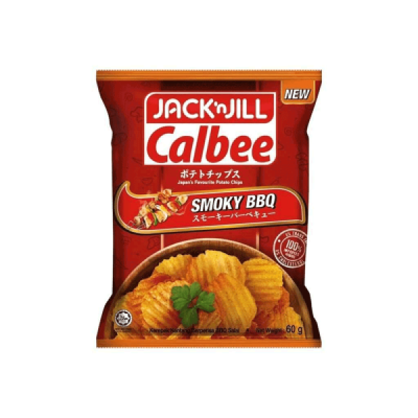 JNJ CALBEE POTATO CHIP SMOKY BBQ 60G