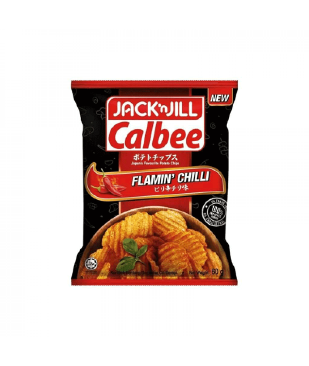 JNJ CALBEE POTATO CHIP FLAMIN CHILI 60G