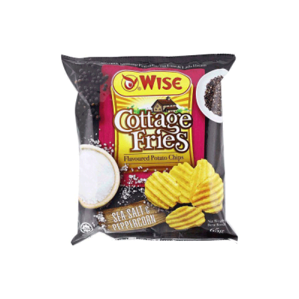 WISE COTTAGE FRIES SEA SALT&PEPPERCORN 65G