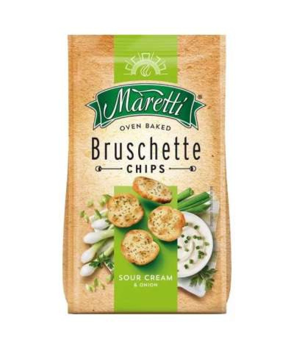 BRUSCHETTE MARETTI SOUR CREAM & ONION 70G 