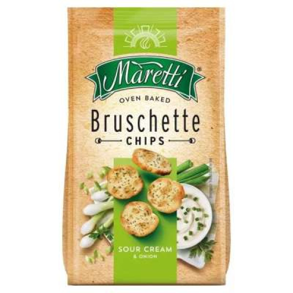 BRUSCHETTE MARETTI SOUR CREAM & ONION 70G 