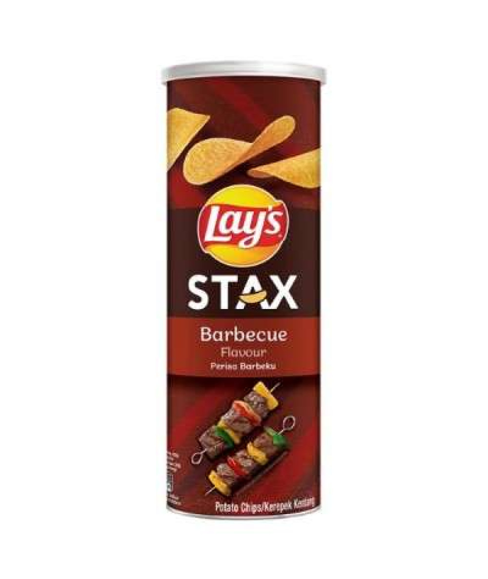 LAY'S STAX POTATO CHIPS BBQ 135G