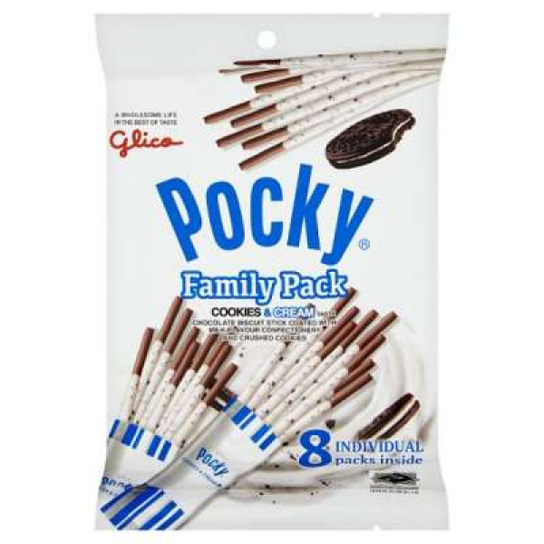 POCKY FAMILY PACK COOKIES&CREAM 160G