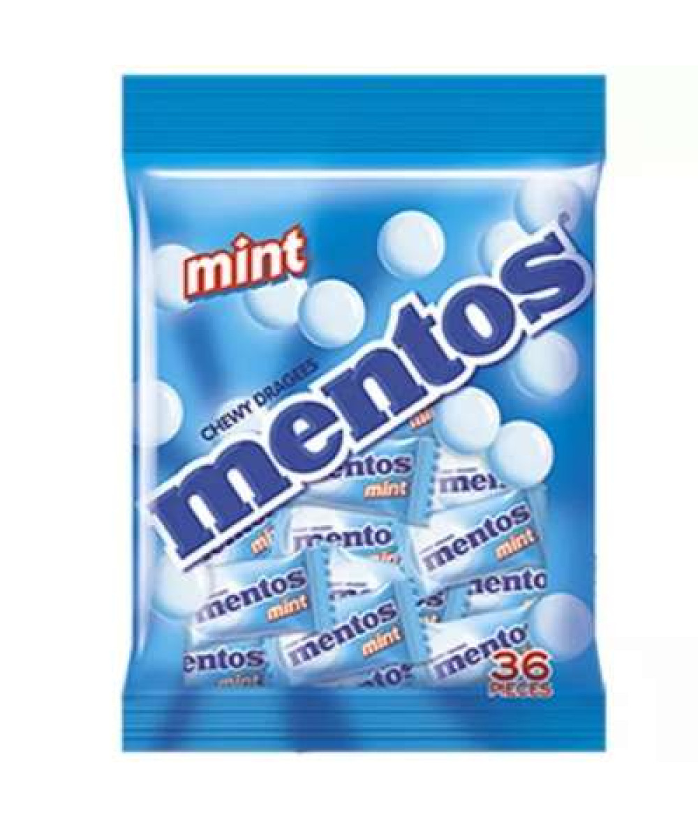 MENTOS POUCH BAG 36'S - MENTHOL MINT