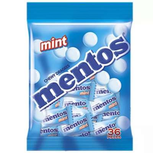 MENTOS POUCH BAG 36'S - MENTHOL MINT