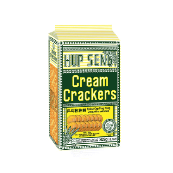 HUP SENG PING PONG SPECIAL CREAM CRACKERS 428G