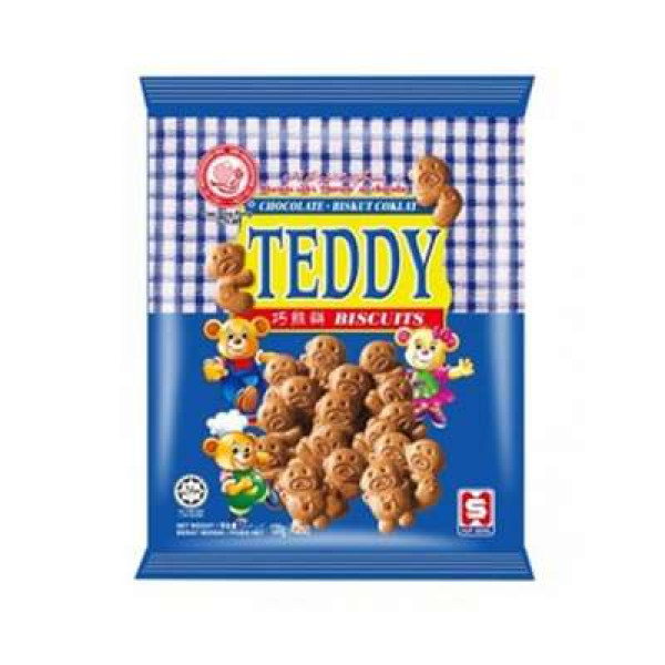 HUP SENG CHOCOLATE TEDDY BISCUIT 120G