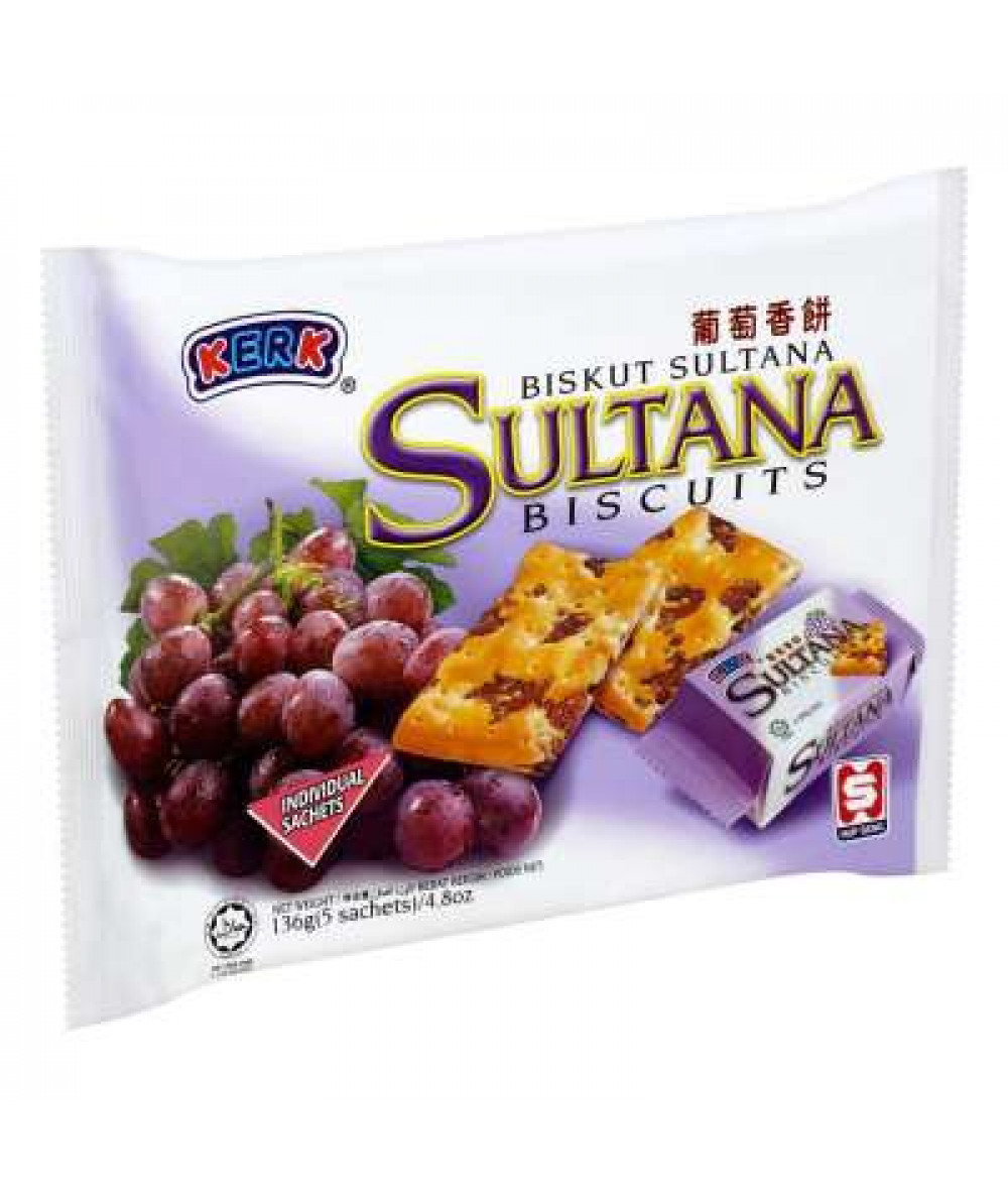 HUP SENG KERK SULTANA BISCUIT 136G