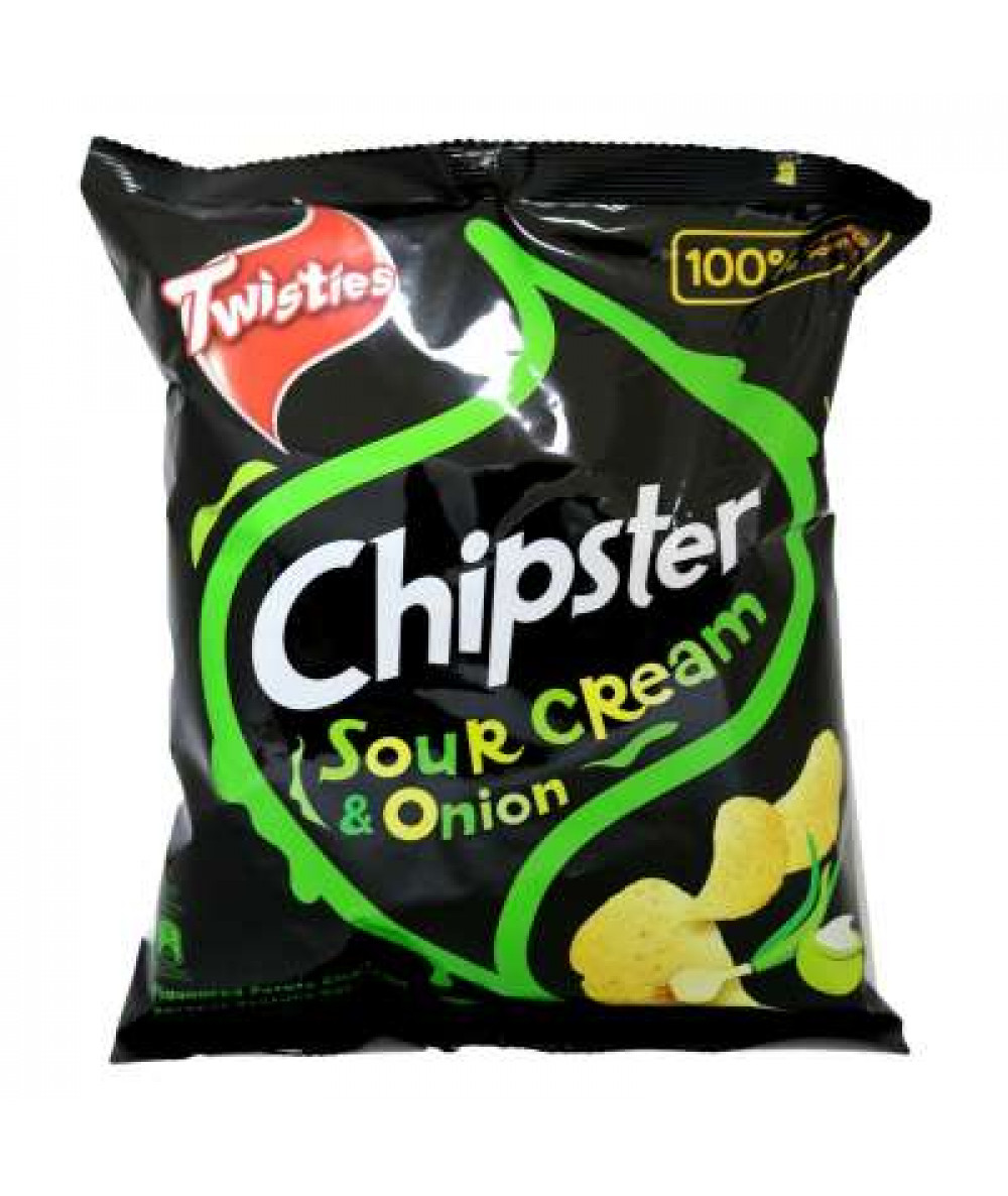 TWISTIES CHIPSTER SOUR CREAM N ONION 60G 