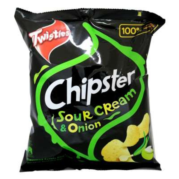 TWISTIES CHIPSTER SOUR CREAM N ONION 60G 