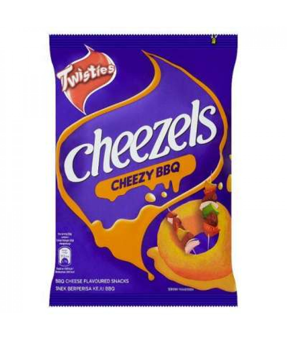 TWISTIES CHEEZELS BBQ CHEESE 60G