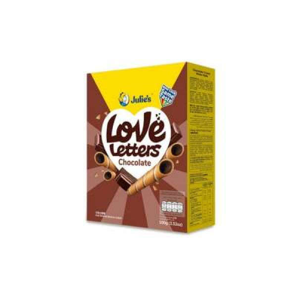 JULIE'S LOVE LETTERS CHOCOLATE 100G