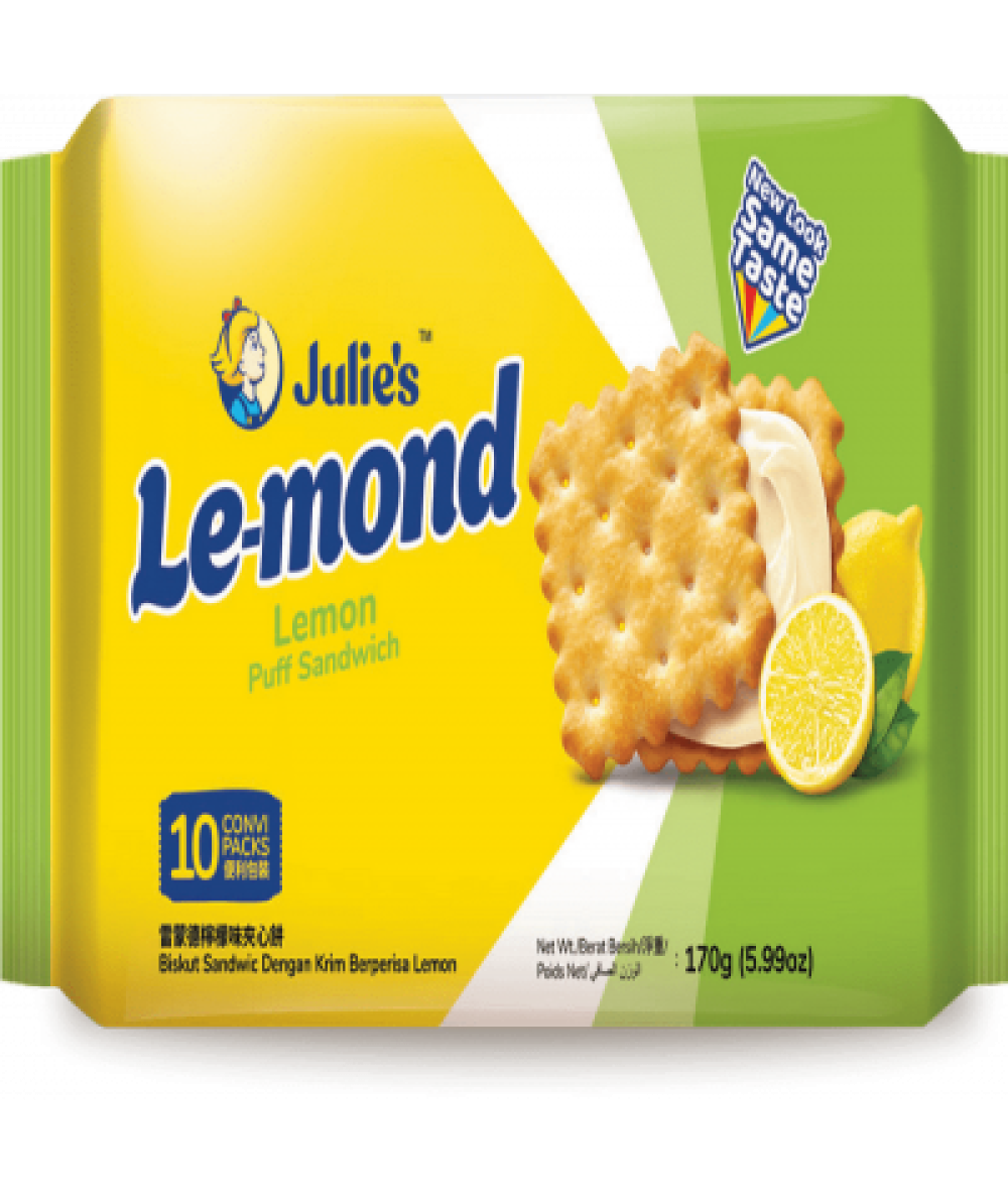 JULIE'S LE-MOND PUFF LEMON 170G