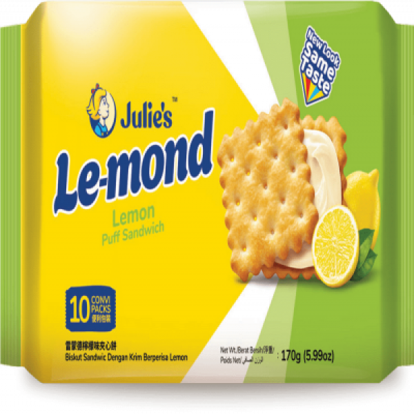 JULIE'S LE-MOND PUFF LEMON 170G