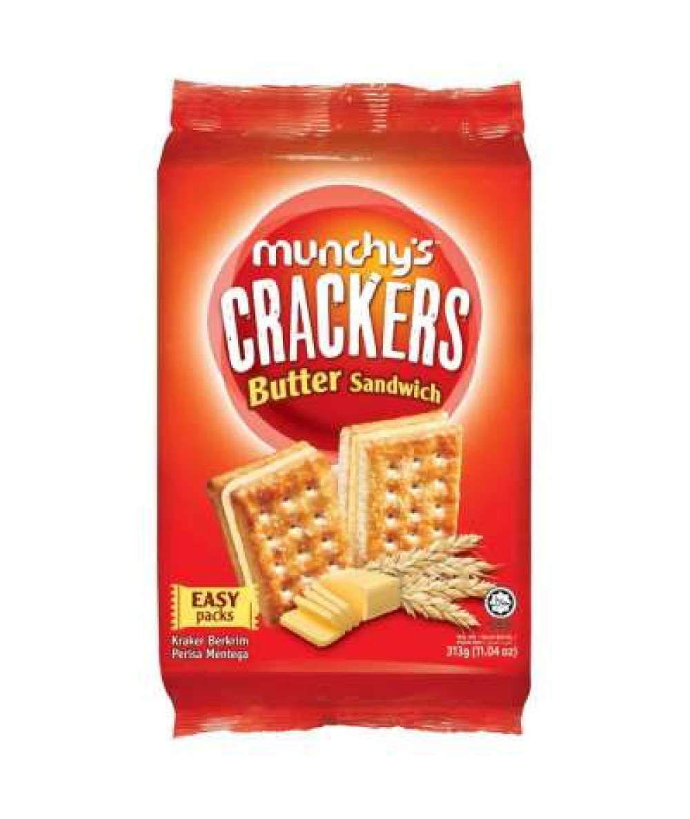 MUNCHY'S CRACKERS BUTTER SANDWICH 270G