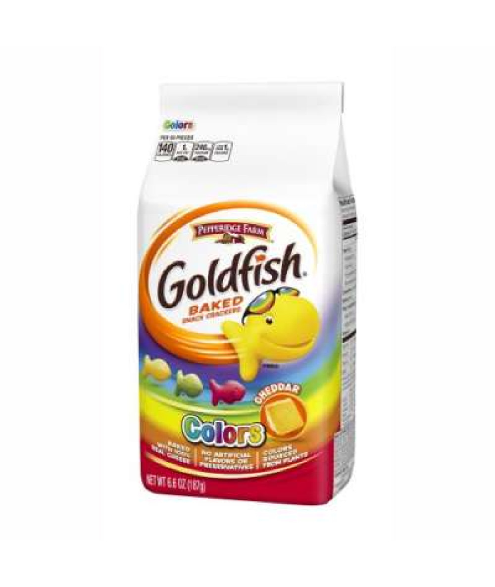 PEPPERIDGE FARM GOLDFISH COLORS 6.6OZ 