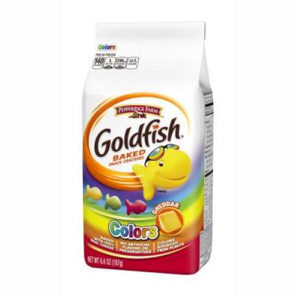 PEPPERIDGE FARM GOLDFISH COLORS 6.6OZ 