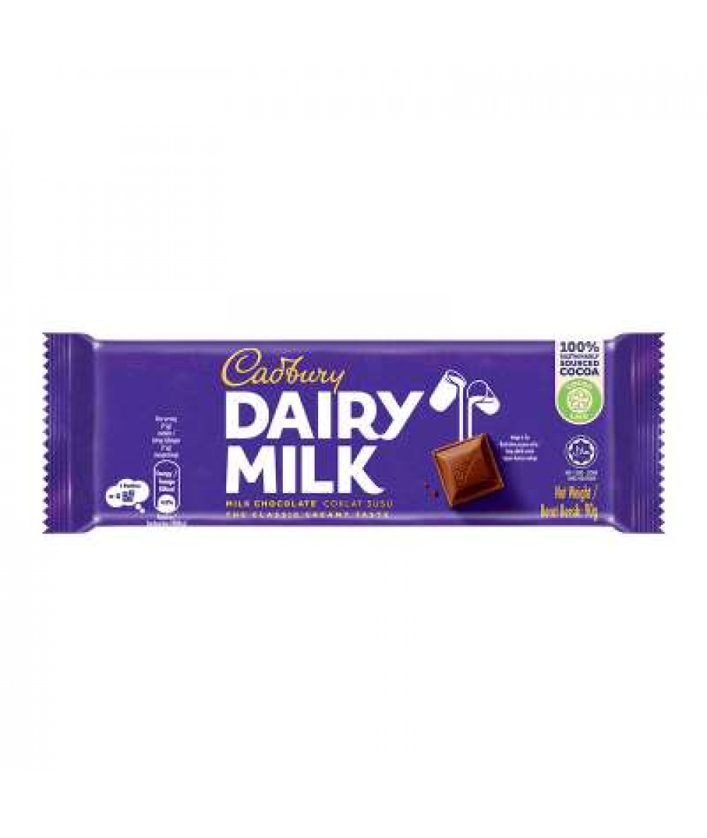 CADBURY DAIRY MILK CHOCOLATE 90G