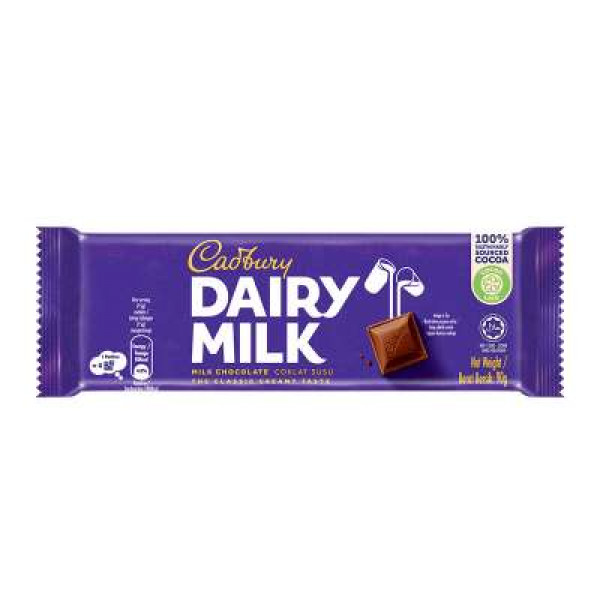 CADBURY DAIRY MILK CHOCOLATE 90G